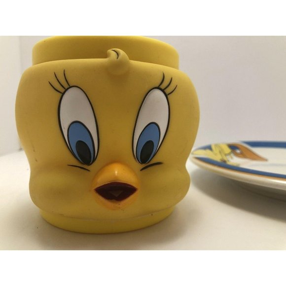 Vintage Gibson Looney Toons Tweety Bird Set - Picture 5 of 9